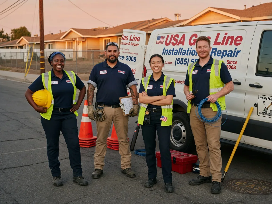 Gas Line Installation company in Standard, IL
